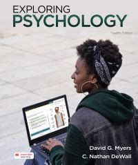 Beyond the role of the working environment, this study aims at a better understanding of both individual (i. . Exploring psychology 12th edition citation